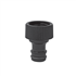 Raccord automatique tuyau arrosage - Nez de robinet Fitt - 20 x 27 mm - 3/4" - Plastique noir