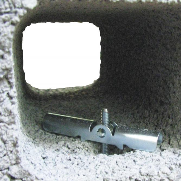 Bascule et rondelle Rapid M6 pour tige filetée dans matériaux creux - 20 kg max - Boîte de 50