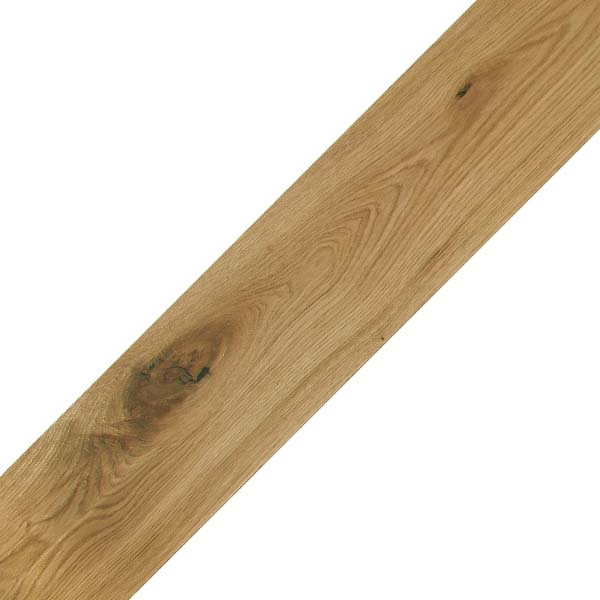 Parquet contrecollé en chêne monolame à clipser GRANO - naturel brossé huilé - 19 CMx190 CM ép.14 MM