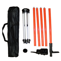 Canne télescopique Edia pour niveau laser - hauteur maxi plafond 3,30 m