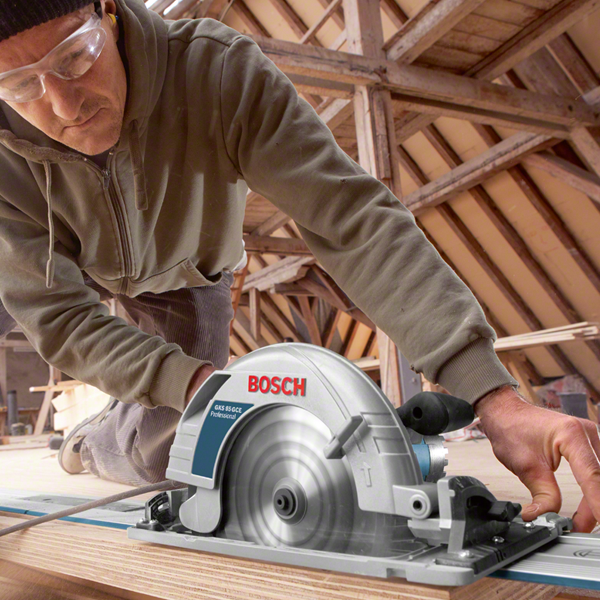 Scie circulaire filaire 235 mm Bosch GKS 85 G - 2200W - en coffret L-Boxx avec lame bois 24 dents