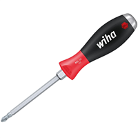 Tournevis Pozidriv Wiha SoftFinish 6 pans continu et disque de frappe PZ2 x 100 mm