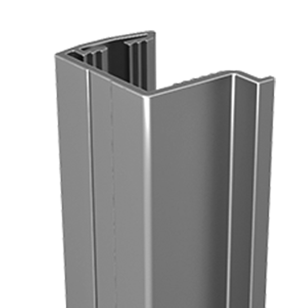 Poignée 19 mm aluminium anodisé de 2.8 m forme E Mantion 71E19/280A