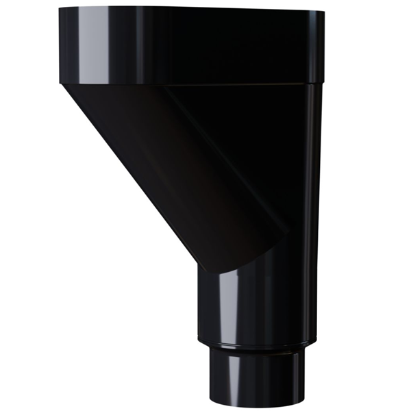 Jambonneau universel MEP 810JAM pour tuyau de descente de gouttière Ø 80 - 100 mm  - PVC Noir
