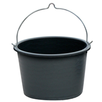Seau de maçon en plastique avec graduation tous les 5 litres - Taliaplast - capacité 40,0 LTR