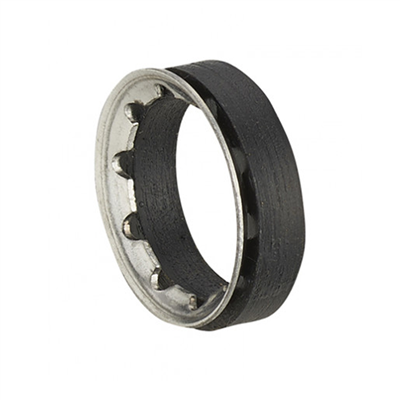 Joint mixte 15 x 21 - Bague inox et joint caoutchouc - Diamètre 12 mm - Noyon & Thiebault - Lot de 5