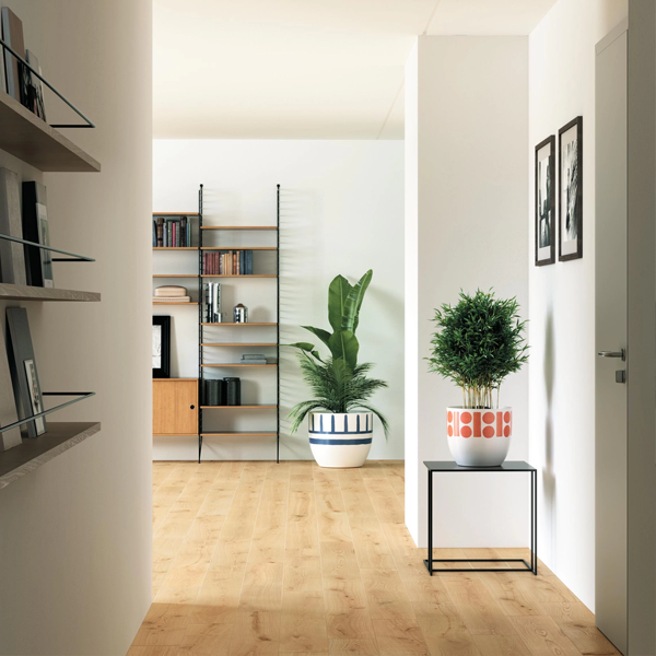 Carrelage intérieur en grès cérame rectifié effet bois Exence - 120,0 CM x 20,0 CM - ép. 9,00 MM - Almond