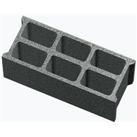 Bloc béton creux SEAC - 500 MM x 200 MM x 200 MM - B40