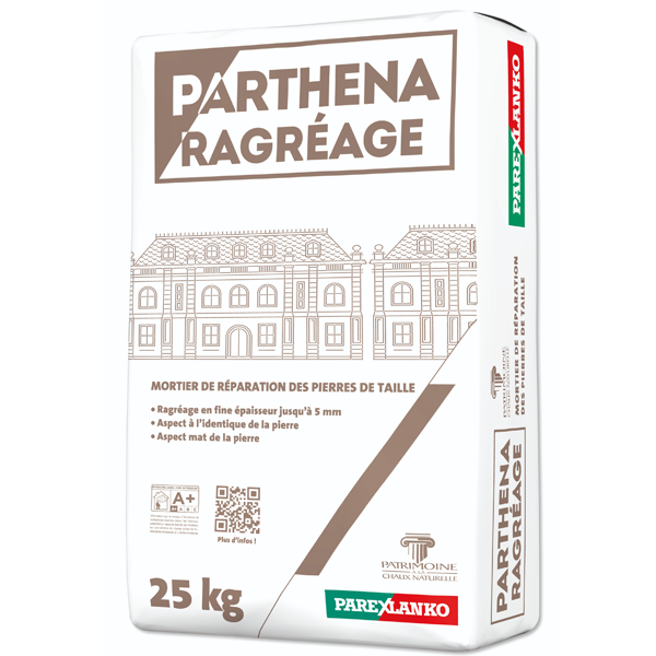 Mortier de ragréage pour pierres calcaires - Parthena Ragréage - Angers - Sac de 25 KG