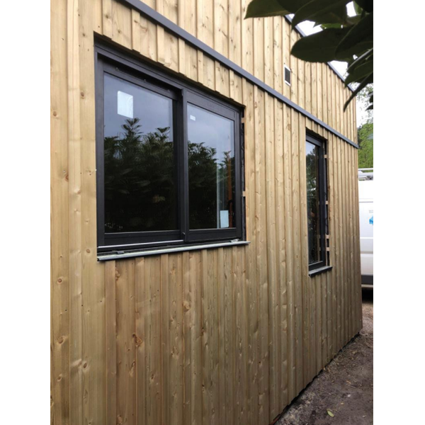 Bardage en Sapin du Nord Traité Classe 3 vert Treignac - 27 MMx180 MM - L.4.00 M