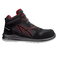 Chaussure sécurité mi-haute hommes S3 SRC Clifton Low Albatros - Noir et rouge - Taille 36