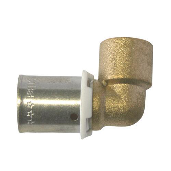 Raccord à sertir PER Ø16 et coude à souder sur tube cuivre Ø14