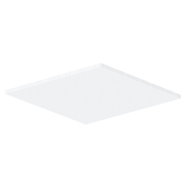 Dalle plafond acoustique carrée à suspendre - Ecophon Solo Square Blanc - 1200 x 1200 mm - ép. 40 mm - lot de 4