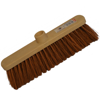 Balai d'intérieur et extérieur évolution coco - fibre PET recyclé - sans manche - longueur 28,5 cm