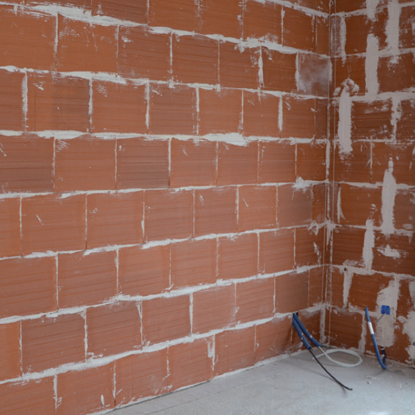 Brique de cloison plâtrière à simple alvéole Biobric - R = 0,08 m².K/W - 385 MM x 200 MM - ép. 35,0 MM