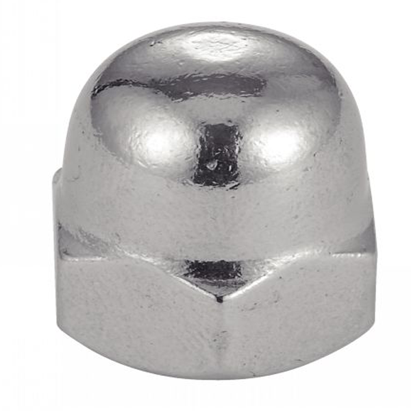 Écrou hexagonal borgne DIN 1587 inox A2 diamètre 8 mm - boîte de 200