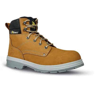 Chaussure de travail montante cuir nubuck - Taxi U-Power - Camel - S3 SRC - Taille 38