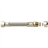 FLEX. TRESSE INOX F3/8"-BAGUE 10 300mm Alim - Sanitaire Tuyau Ø 8mm avec joint