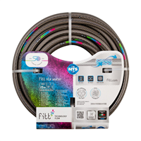 Tuyau d'arrosage professionnel NTS Water - Fitt - Diamètre 12,5 mm - Longueur 25 mètres - Gris