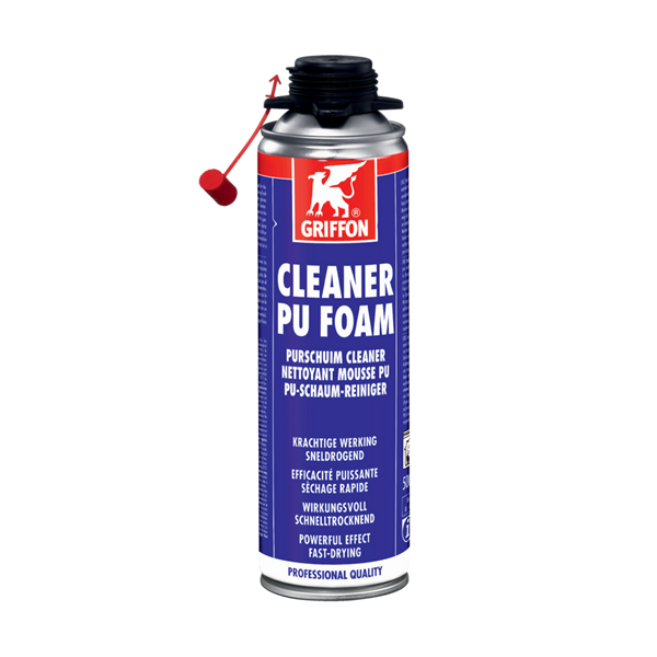 PU-FOAM CLEANER NETTOYANT SPÉCIAL MOUSSE PU, PISTOLABLE - AÉROSOL 500 ML