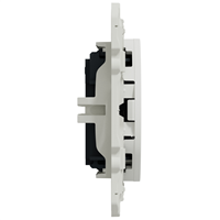 Conjoncteur prise en T Schneider Odace pour téléphone - avec support de fixation - blanc - 8 contacts