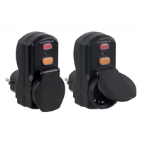 Kit de 2 protections différentielles amovibles pour prise électrique domestique