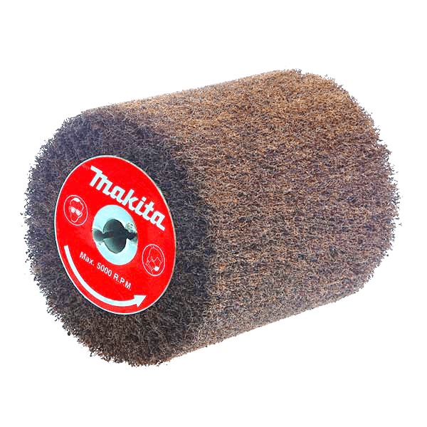 Brosse texture abrasive Makita pour décapeur à rouleau 9741 largeur 120 mm grain 80