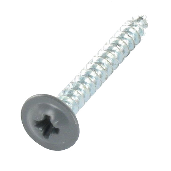 Vis bois Clipeo Bacacier tête extra-plate Graphite 7016 - 4,8 MM x 40,0 MM - Boîte de 100