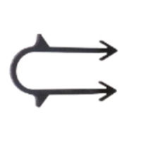 Agrafes de fixation CFP 40 mm par 300