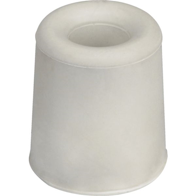 Butoir caoutchouc blanc fixation murale diamètre 20 mm hauteur 9 mm - lot de 50