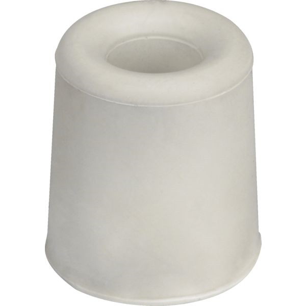 Butoir caoutchouc blanc fixation murale diamètre 20 mm hauteur 9 mm - lot de 50