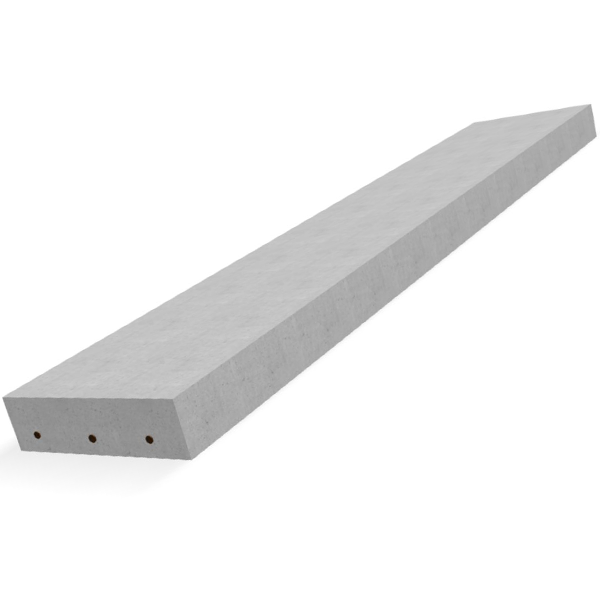 Prélinteau en béton précontraint pour linteau d'ouverture - 14 CM x 6 CM - longueur 1,4 M