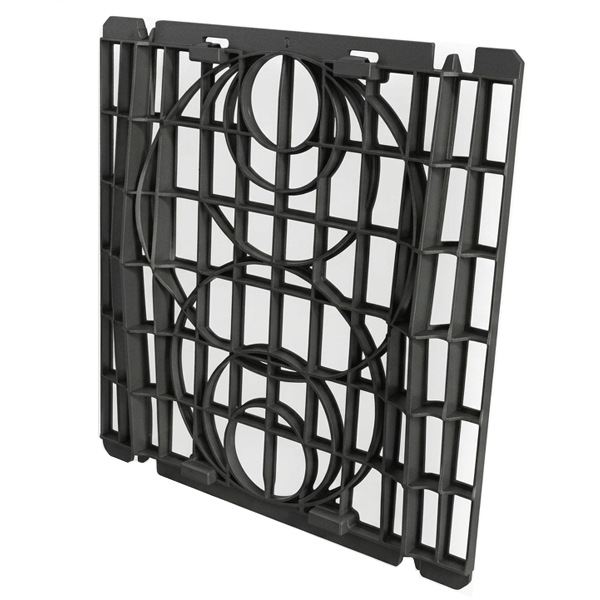 Plaque latérale pour demi-module Optibox 660 x 600 mm - Hauteur 60 mm