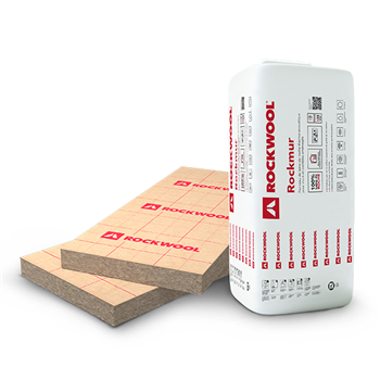 Panneau isolant en laine de roche pour murs intérieurs - Rockmur Kraft - R1,25 m².K/W - 1,35 M x 0,60 M - ép. 45 MM