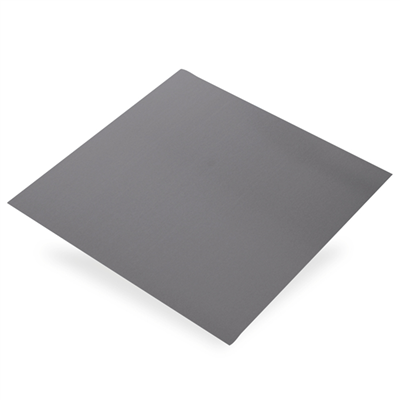 Plaque tôle acier brut lisse pour la consolidation et la protection - CQFD - 500 x 250 mm - Épaisseur 1,5 mm