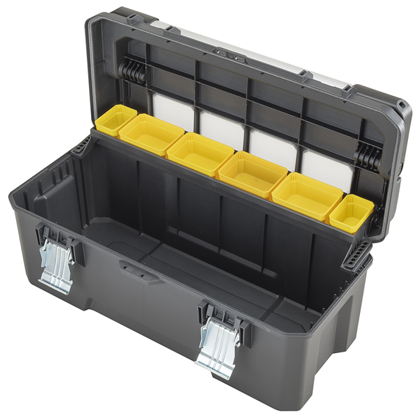 Boîte à outils Stanley Pro Fatmax IP 54 avec 6 godets 66 cm 39 litres