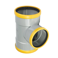 CULOTTE PVC CR8 FEMELLE FEMELLE FEMELLE 87°30 250X250 ASSAINISSEMENT A JOINT