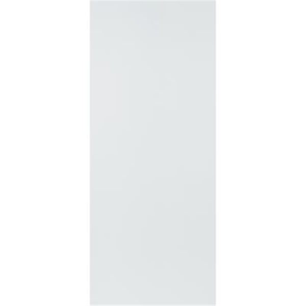 Porte coulissante prépeinte alvéolaire pour châssis à galandage - Plane Gypso - 204 x 93 cm - Trou de doigt et mortaise pour serrure