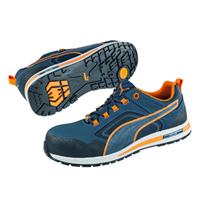 Chaussure de sécurité S3 Puma Crosstwist Low – orange et bleu – Taille 43