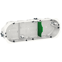 Boîte d'encastrement triple Schneider Multifix pour cloison creuse - IP20 - Ø 67 mm - profondeur 40 mm