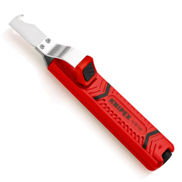 Outil à dégainer Knipex pour câbles ronds standard - Lame scalpel - Longueur 165 mm