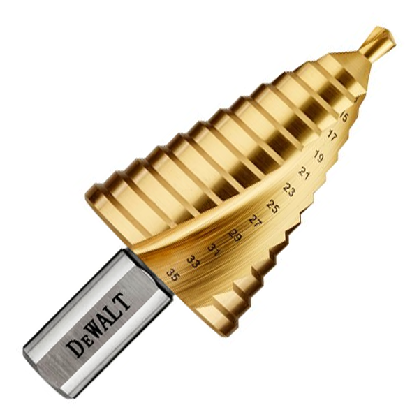 Foret étagé Woltersberger HSS 5-35 Mm - Pour Perçages Progressifs Précis Dans Le Métal, Bois, Plastique