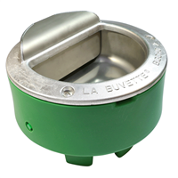 Abreuvoir inox/PE antigel électrique et anti-gaspillage à niveau constant pour élevage bovin - BIGCHO 2 - Débit 7 L/min - raccord eau 1/2"