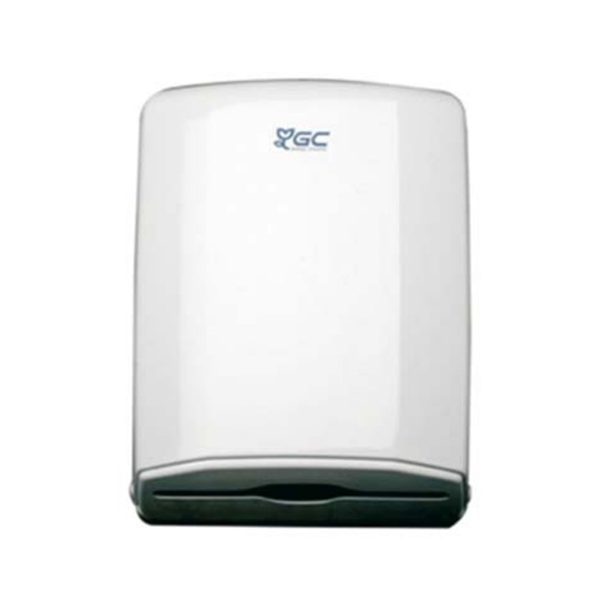 Distributeur compact - Capacité 600 essuie-mains enchevêtrés - Plastique ABS Blanc