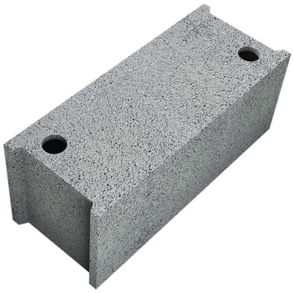 Bloc béton creux traditionnel Fabemi - 500 MM x 100 MM x 200 MM mm B40 CE NF