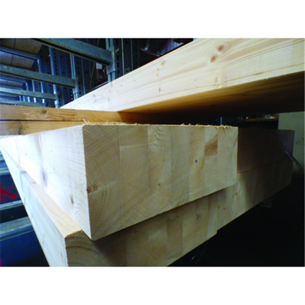Lamellé-collé sapin - Traité Classe 3 Marron - 120x360 mm