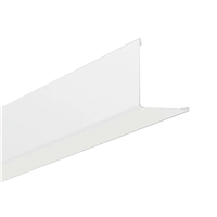 Cornière de rive pour plafond suspendu Connect 8762 milieu corrosif classe C3 - acier laqué blanc - Longueur 3 m