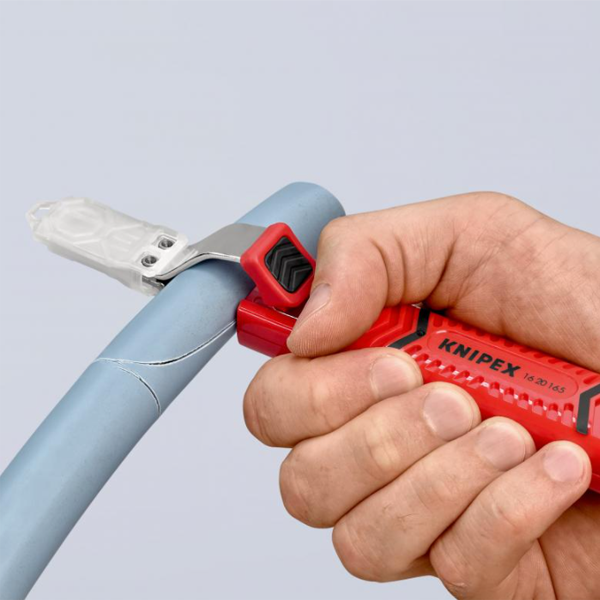 Outil à dégainer Knipex pour câbles ronds standard - Lame scalpel - Longueur 165 mm