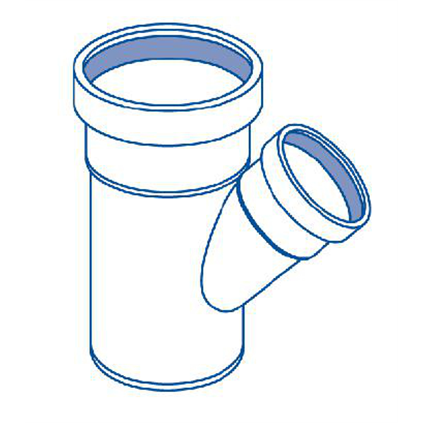 RACCORDS ASSAINISSEMENT-PVC Branch M/F 45° 160x125 JM C34