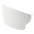 Fond de naissance gauche Nicoll pour gouttière - Longueur 137 mm - Épaisseur 22 mm - Techtan - Blanc